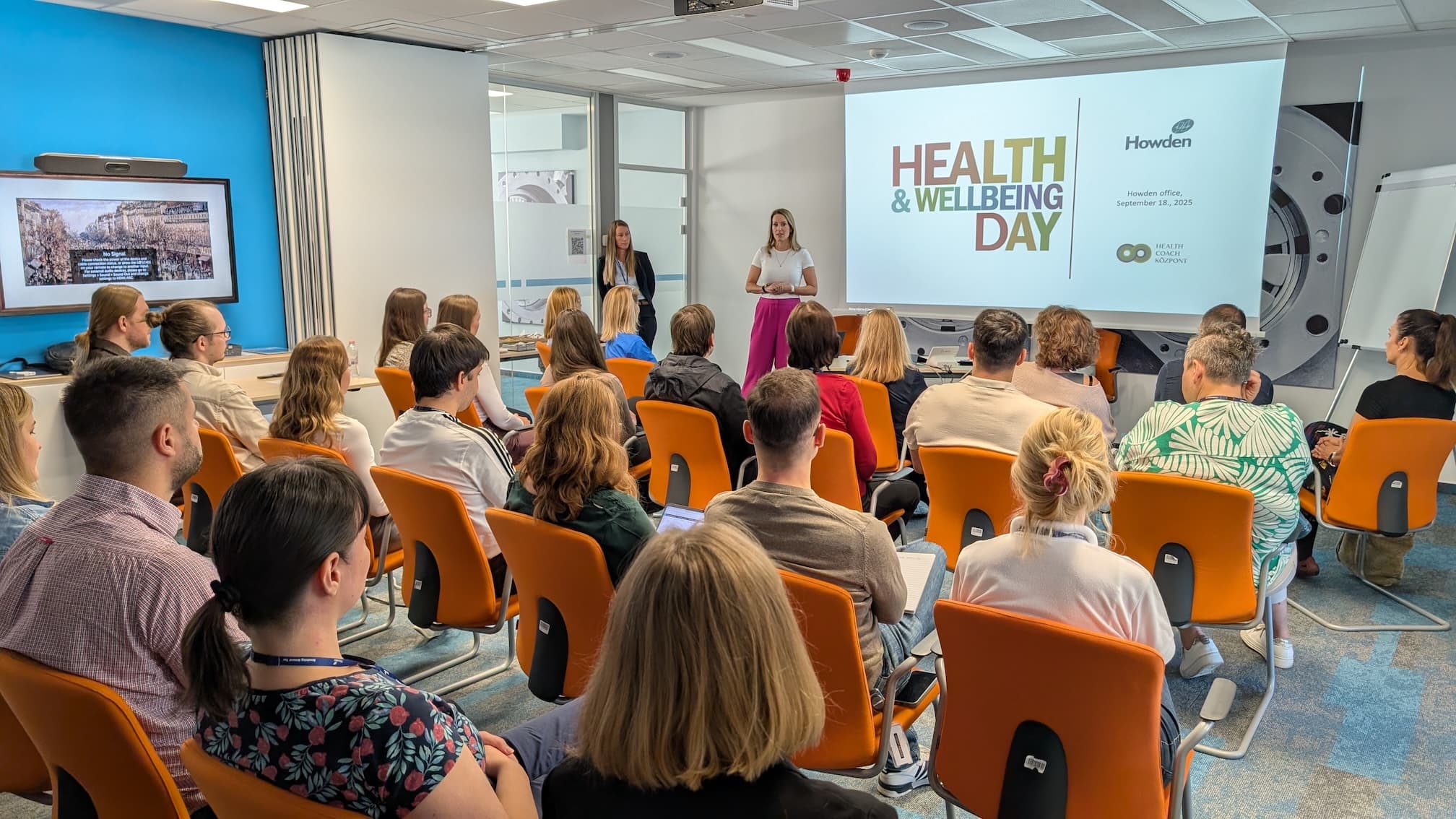 Health & Wellbeing Day előadás egy vállalati ügyfelünknél